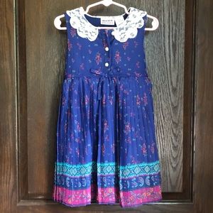 *2/$16* Blueberi Boulevard Pleated Chiffon Dress